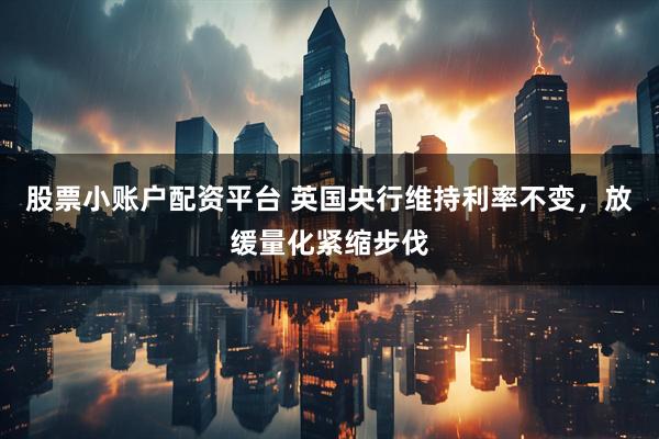 股票小账户配资平台 英国央行维持利率不变，放缓量化紧缩步伐