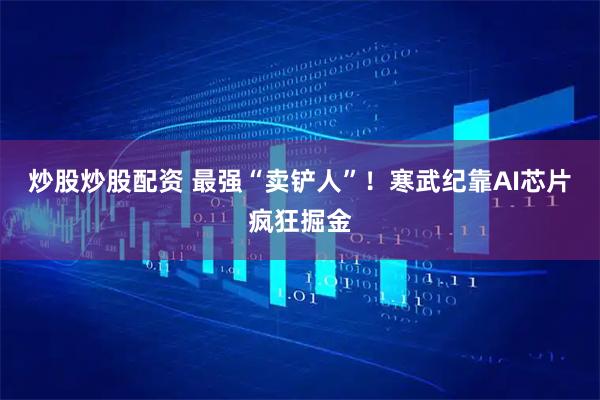 炒股炒股配资 最强“卖铲人”！寒武纪靠AI芯片疯狂掘金