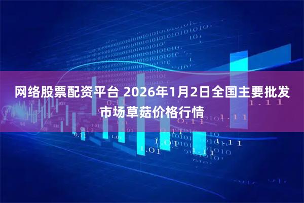 网络股票配资平台 2026年1月2日全国主要批发市场草菇价格行情